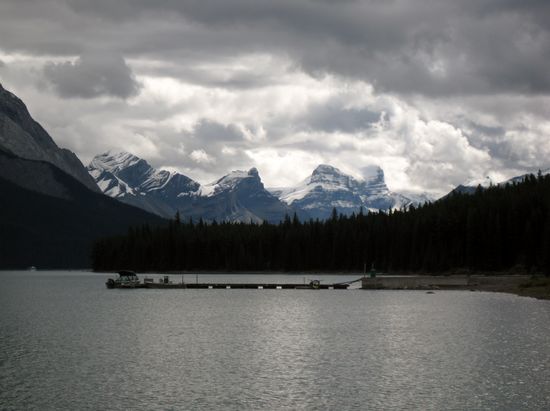 Imposante Kulisse trotz dunkler Wolken