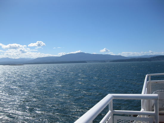 Vancouver Island in Sicht