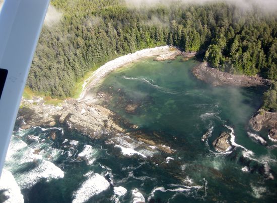 Unzugängliche Küste