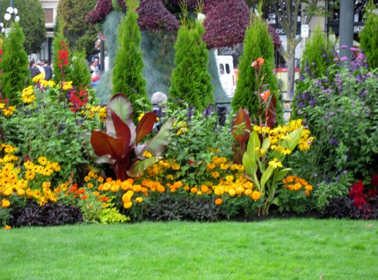 Blumen beim Fairmont Hotel