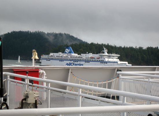 Begegnung der Fähren