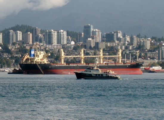 Blick auf North Vancouver