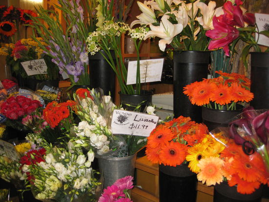 Blumen auf dem Markt