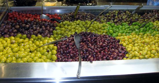 Oliven in vielen Variationen