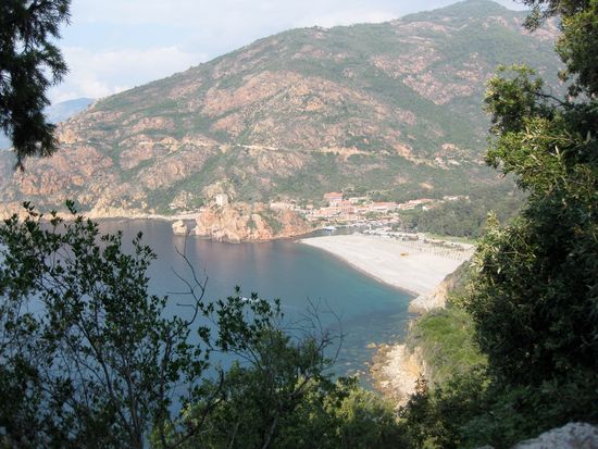 Der Golf von Porto mit dem Genueserturm