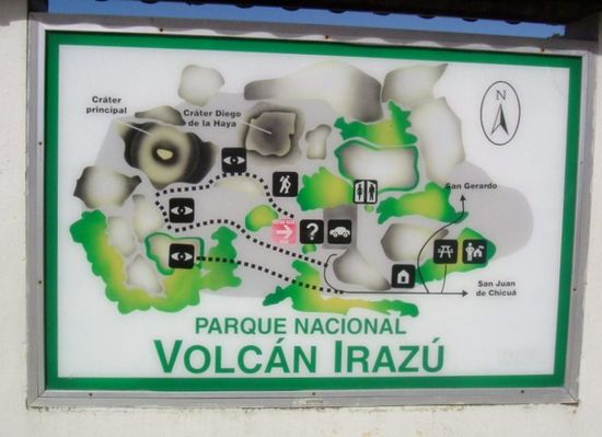 Nationlaparkt Irazú