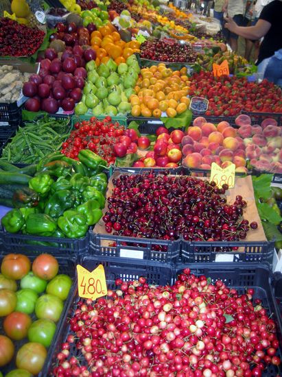 Farbenprächtiges Angebot