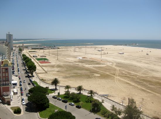 Blick vom 14. Stockwerk