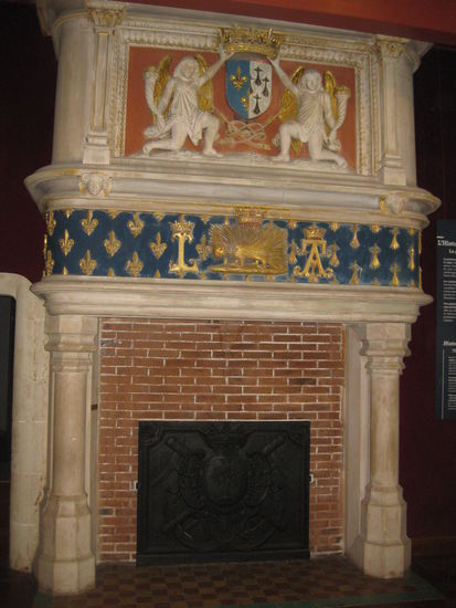 Kamin im Saal des Königs