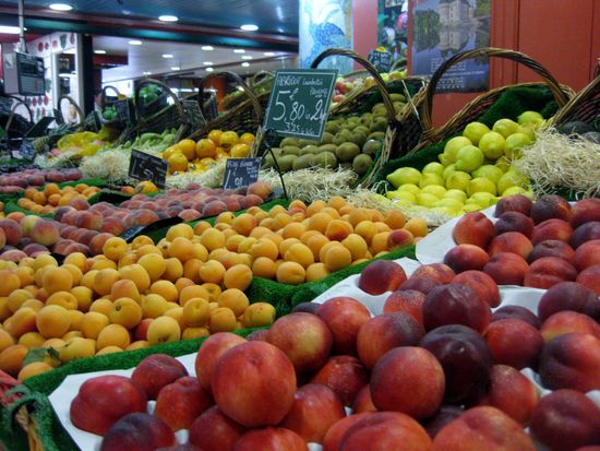 Obst und Gemüse en masse...