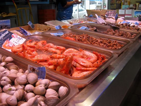 Leckere Meeresfrüchte