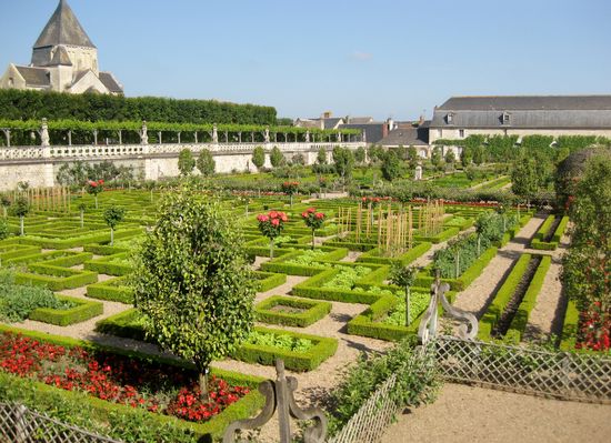 Akribisch angelegte Beete