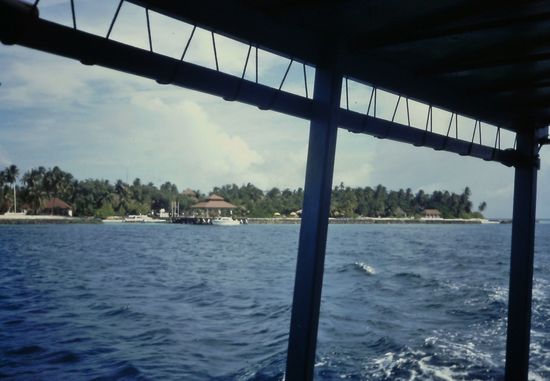 Stürmische Übearfahrt nacch Mahè