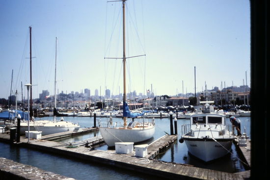 Blick auf dei Marina