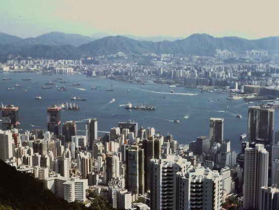 Blick vom Victoria Peak