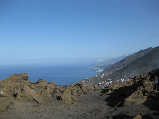 Blick auf die Küste