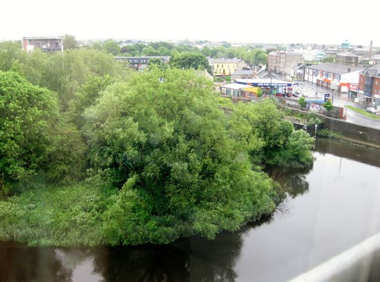 Blick vom Hotel