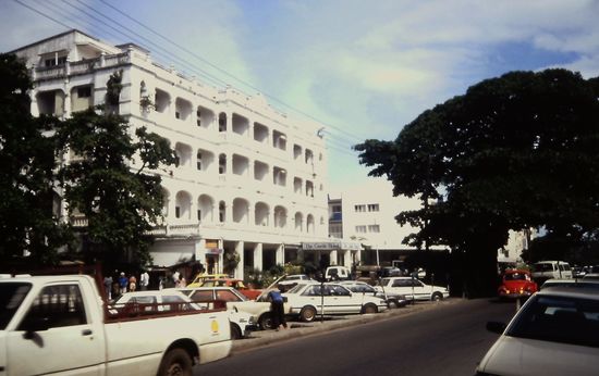 Hauptstrasse in Mombasa