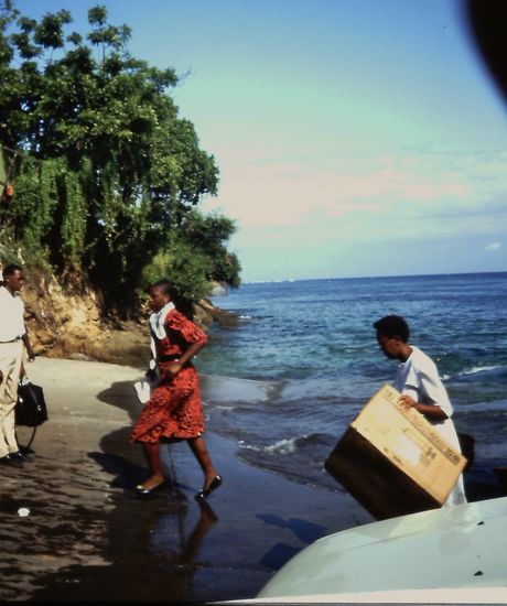 Die Fähre hat angelegt