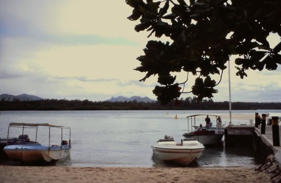 Hafen in Trou d'Eau Douce