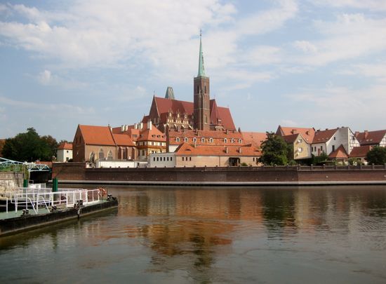 Blick auf die Dominsel
