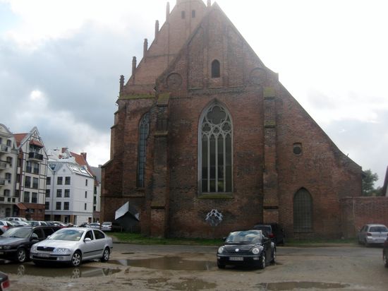 Elblag nach dem Regen