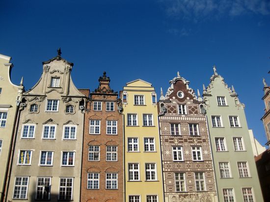 Prächtig restaurierte Häuser