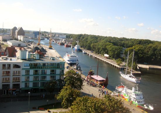 Der kleine Hafen - Blick vom Leuchtturm