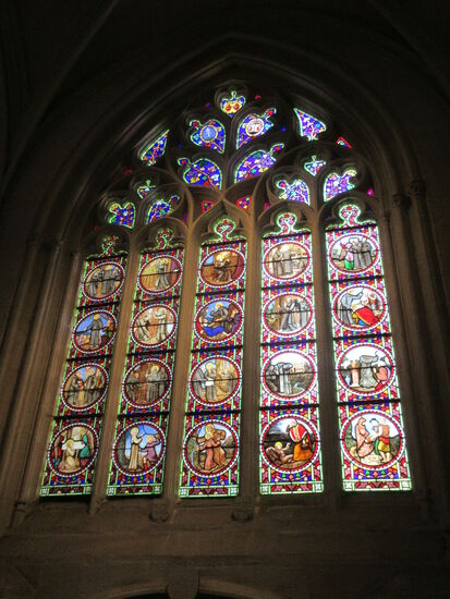 Schönes Fenster in der Kathedrale