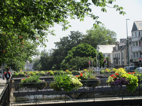 Auf der Füssgänerbrücke