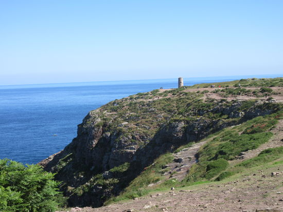 Blick auf den alten Leuchtturm
