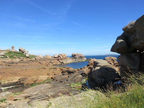 Blick zurück auf den Leuchtturm
