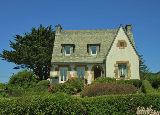 Typsiches bretonisches Haus