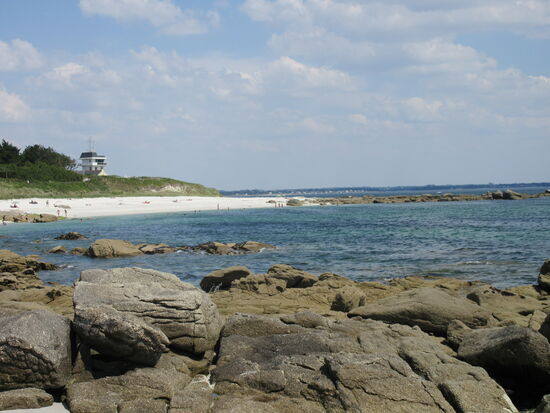 Blick auf den nächsten Strand