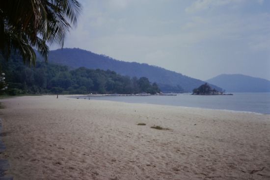 Der Strand beim Hotel