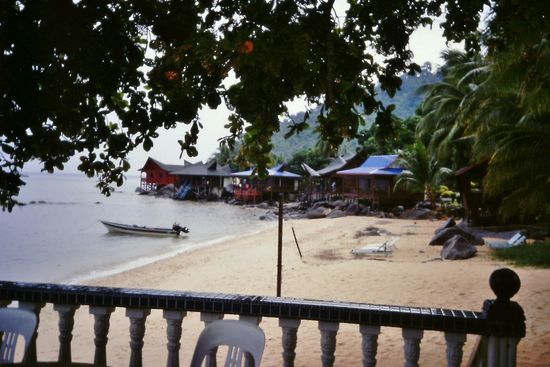 Salang Village und Strand