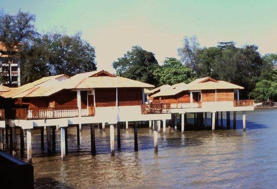 Die Wasserbungalows