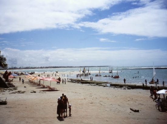 Beliebter Strandabschnitt