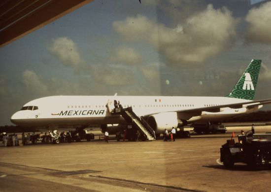 Mit der Mexicana von Cancun nach Mexico City
