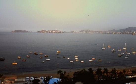 Blick am Abend vom Hotel