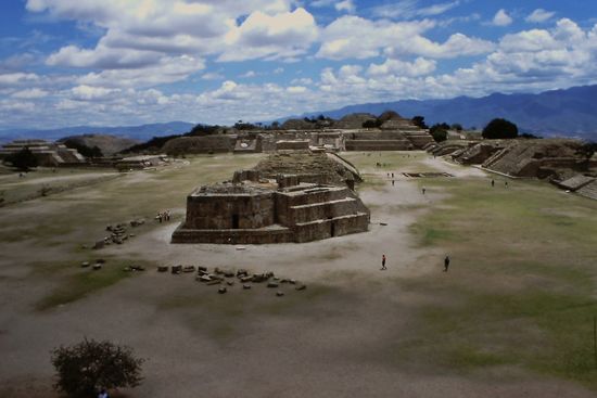 Blick auf Monte Alban