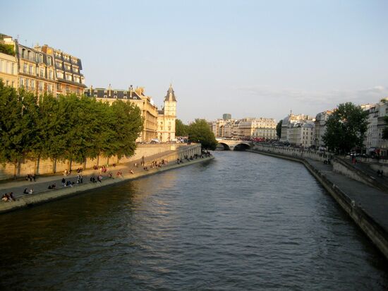 Abendsonne an der Seine