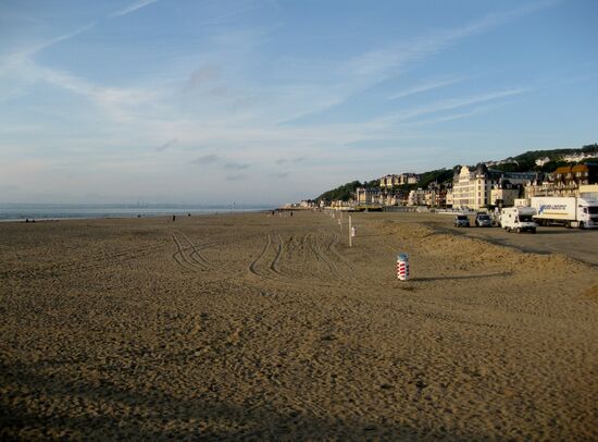 Der Strand in Trouville