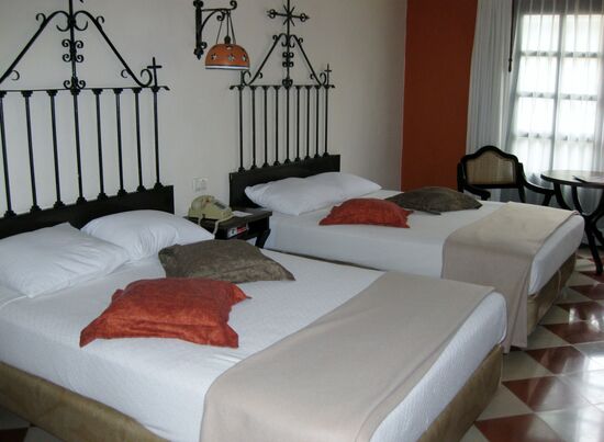 Zimmer im Hotel "Casa de Balam"
