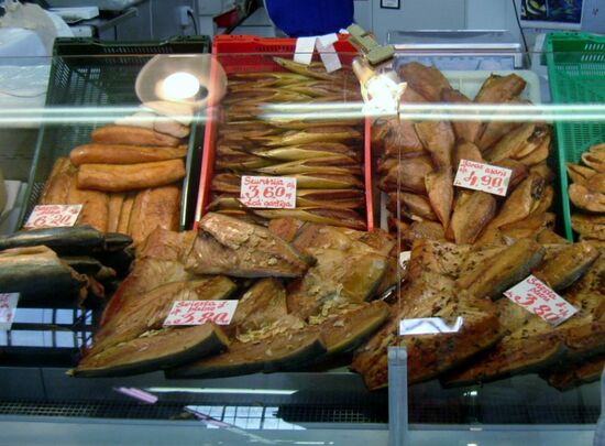 Räucherfisch en masse...