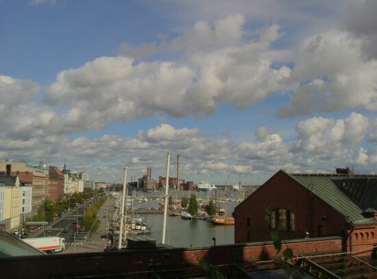 Blick auf Helsinki vom Hotel