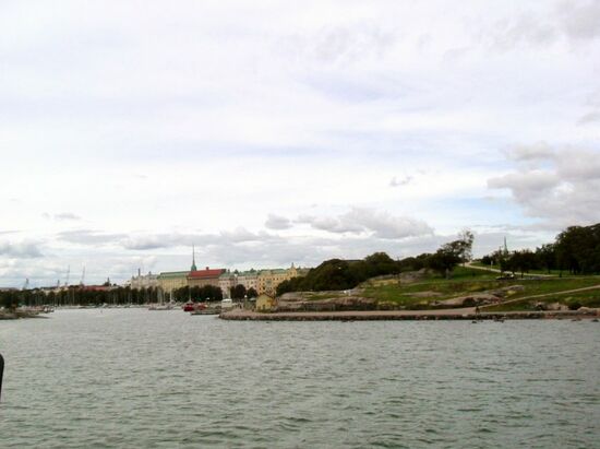 Blick zurück auf die Stadt