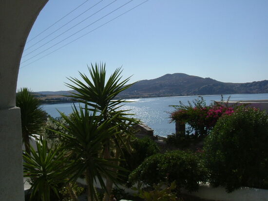 Blick vom Hotel