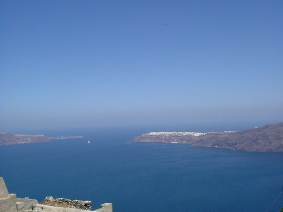 Blick auf Oia