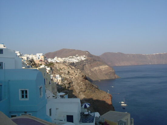 Blick von Oia Richtung Caldera